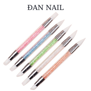 Bút silicon đa năng đẩy stick nặn hoa 2 đầu phụ kiện chuyên dụng nail