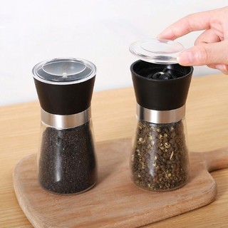 Lọ xay tiêu nini, hủ xay tiêu mini, cối xay tiêu mini, dụng cụ xay tiêu mini bằng thủy tinh tiện lợi