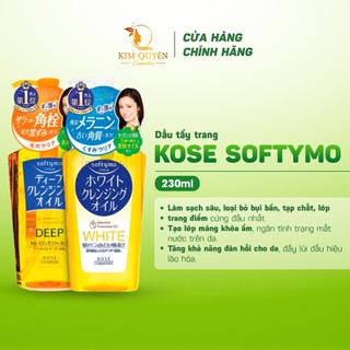 Dầu tẩy trang Kose Softymo Cleansing Oil Deep 230ml