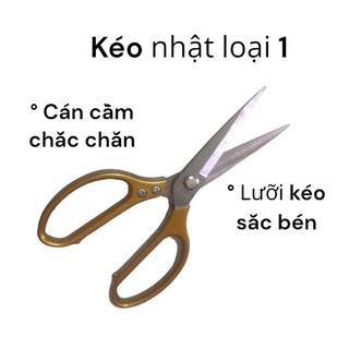 Kéo Nhật cắt thức ăn dài 23cm từ thép ko gỉ | kéo nhật loại 1