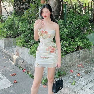 Đầm lứoi hoa 2 lớp sịn d