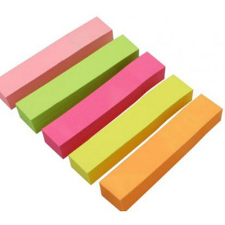 Giấy note dạ quang Neon Pronoti 07046 07124 07096 40434 SQ-6670 xấp chia nhỏ 3 màu 4 màu 5 màu nhiều màu