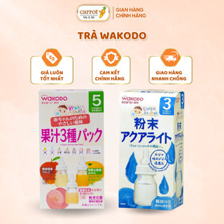 Trà wakodo hoa quả nhật bản cho bé từ 3m 6-8 gói