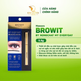 Mascara Browit Nongchat Thái Làm Dày Dài Mi Chuyên Dụng Cho Makeup