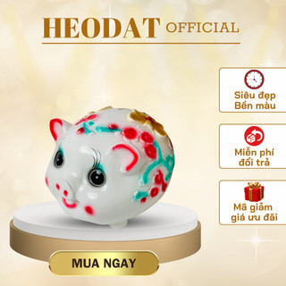 Heo đất tiết kiệm mẫu PI CÀNH ĐÀO size nhỡ siêu cute,dễ thương nhiều màu sắc Ống tiết kiệm, Lợn Đất