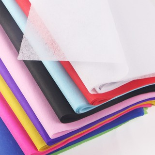 Giấy mếch lụa gói hoa, làm oản tài lộc khổ 50*50cm đủ màu
