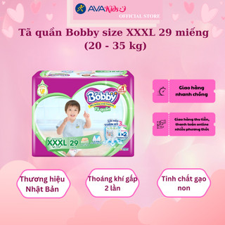 Tã quần bobby size xxxl 29 miếng