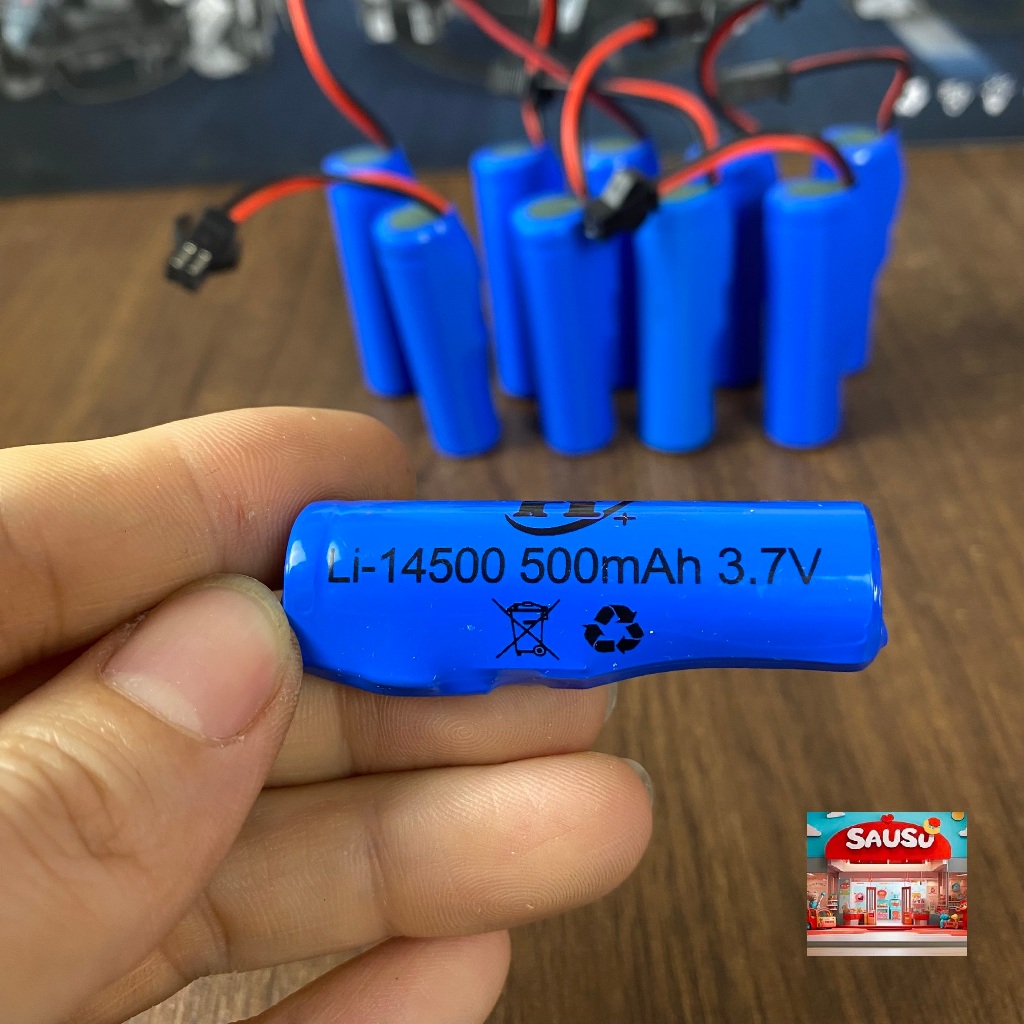 [p500] - [BIN SẠC 500Mah] 3.7V sử dụng cho đồ chơi chạy bin sạc