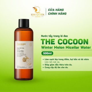 Nước Tẩy Trang Cocoon Bí Đao Cho Da Dầu và Nhạy Cảm 500ml