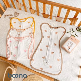 BOONA Nhộng chũn sơ sinh vải cotton mềm nhẹ giúp bé ngủ ngon easy