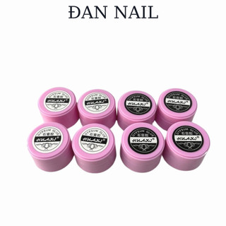 Gel xi măng nail đen trắng, gel thạch cao trang trí móng