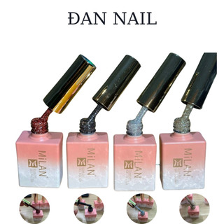 Sơn nhũ Flash đỏ, đen, vàng, bạc Milan lẻ chai 15ml