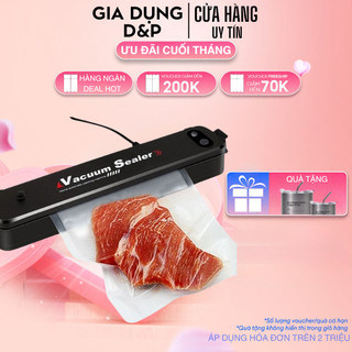 Máy Hút Chân Không Giá Rẻ, Tặng Kèm Miệng Túi Hút Bảo Quản Thực Phẩn Cho Nội Trợ Cao Cấp - Vacuum Sealer