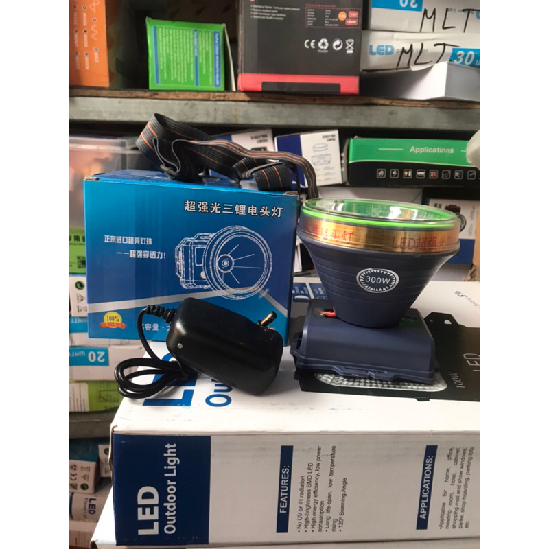 đèn pin  đội đầu  siêu sáng  công suất  300w -808-T6 siêu sáng