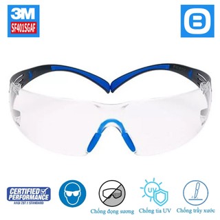 3m kính bảo hộ sf401sgaf, hấp thụ 99% tia uv, chống trầy xước, chống đọng sương