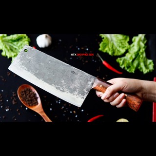 Dao chặt htx dao phúc sen g06ocd tay cầm cán ốp cẩm lưỡi dao bằng thép nhíp dài 24 cm