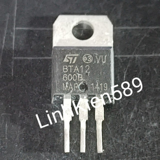 Linh kiện bta12-600 bta12-600b bta12 600b to-220 600v 12a tháo máy