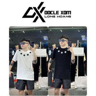 [Hight Quality] - T SHIRT DS HỌA TIẾT NGÔI SAO THÊU XÙ mẫu mới ss24 - ÁO PHÔNG UNISEX NAM NỮ