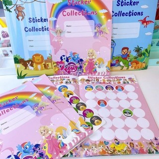 Sổ Dán Đựng Sticker khen thưởng cho học sinh, Đồ dùng giáo viên khổ A5 16 page
