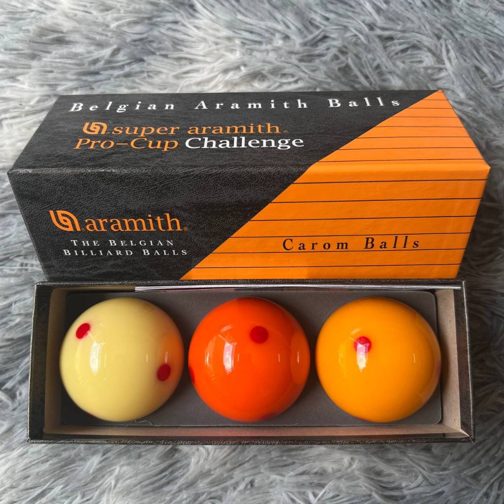 Bộ Bi Carom 3 Băng Cam Aramith Nhập Bỉ , Bi 3C