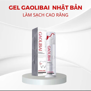  Gel Nano bạc GAOLIBAI - Đánh bật cao răng sạch mảng bám trắng răng hơi thở thơm mát trọng lượng 120g 