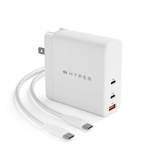 Bộ sạc cáp nhanh hyperjuice 140w gan pd 3.1 với cáp 2m c-c cable hjg140us