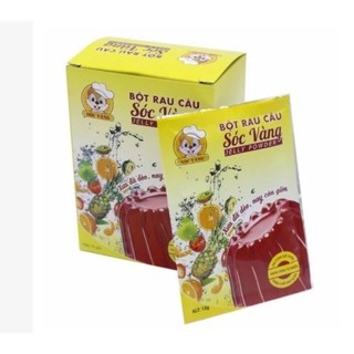 Bột thạch rau câu sóc vàng-1gói