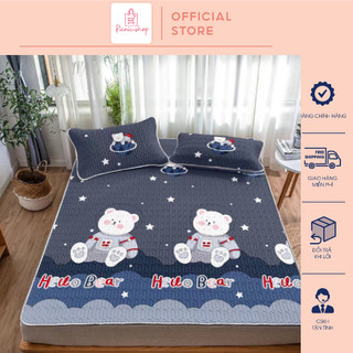Chiếu Điều Hoà 1m2, 1m4 x 2m Tặng Kèm 2 Vỏ Gối Kích Thước 50 x 70cm- Hàng Đẹp