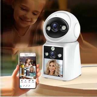 CAMERA YOOSEE GỌI VIDEO 2 MẮT CAM 1 MÀN HÌNH - ĐÀM THOẠI 2 CHIỀU - XOAY 360 ĐỘ - BÁO ĐỘNG CHỐNG TRỘM - CAMERA TRONG NHÀ