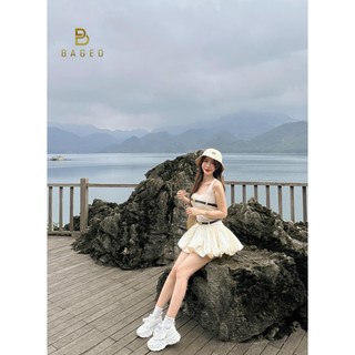 Váy babydoll kèm dây nịt 𝐁𝐀𝐆𝐄𝐎