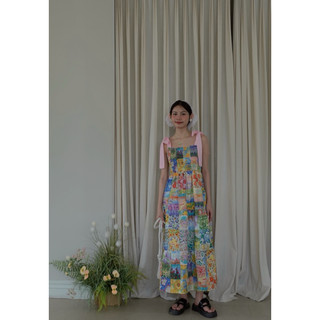 ĐẦM COTTON HOA TẦNG NHÀ YÊN ❤️