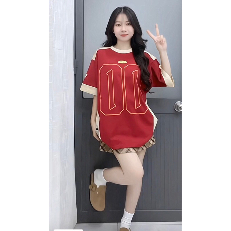 Áo Thun Phối Thể Thao Số 00 Áo Phông kiểu dáng thể thao Bóng Đá Bóng Rổ cực chất ĐẸP2024 | BigBuy360 - bigbuy360.vn