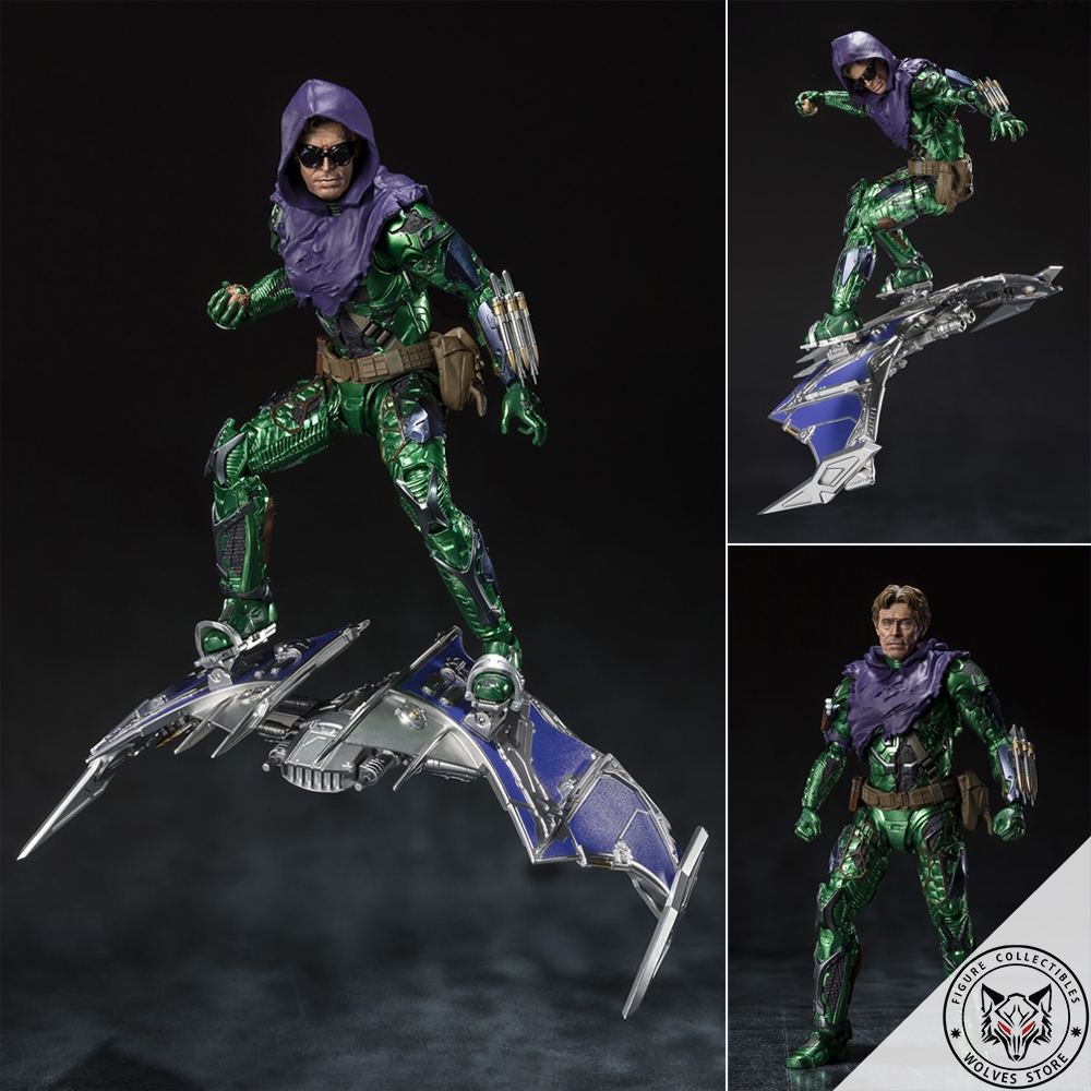 [Có sẵn - Hỏa tốc] Mô hình chính hãng SHF Marvel: SHF Green Goblin (Spiderman: No Way Home) (shf spi