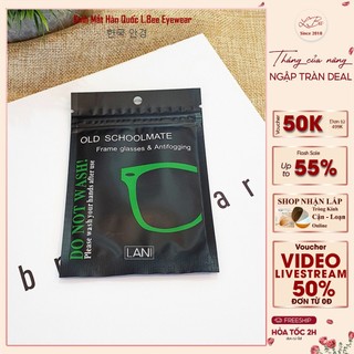 Khăn Nano lau kính chống bám hơi nước L.BEE EYEWEAR chống sương mờ kính khi đeo khẩu trang