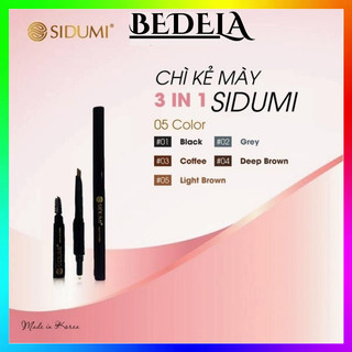 Chì kẻ mày 2 đầu phẩy sợi lâu trôi chính hãng hàn quốc bdl120 bedela