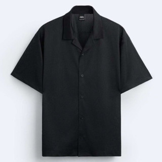 Áo sơ mi nam zara authentic mesh shirt size l