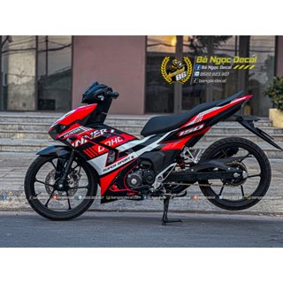 TEM ĐẤU RỜI ZX10R DÁN XE WINNER X V3 ĐỎ HRC, ĐỎ ĐEN, ĐỎ NHÁM, ĐEN BÓNG