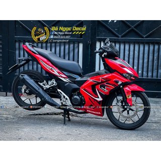 Tem rời chữ x dán xe winner x v3 đỏ hrc, đỏ đen, đỏ nhám