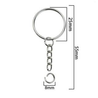 5 cái - Khoen Inox làm móc khóa handmade
