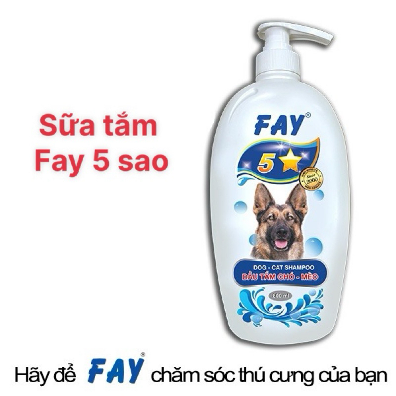 Sữa tắm Fay 5 sao 800ml