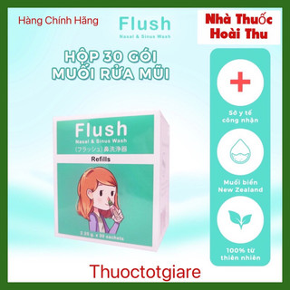 Muối rửa mũi Flush - Hộp 30 gói