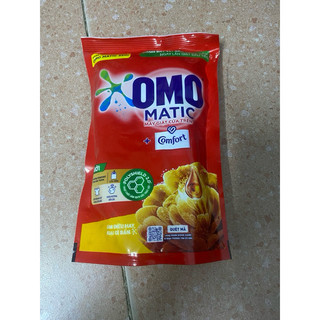 Combo 5 túi nước giặt máy giặt cửa trên omo matic+ comfort 350-400ml