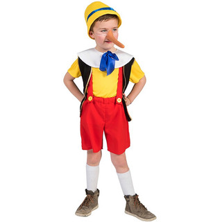 (Có sẵn) Bộ đồ hoá trang Cậu bé nói dối Pinochio, cậu bé mũi dài cho bé dễ thương