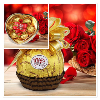 Sô cô la Faris hộp trái tim/cầu 75g