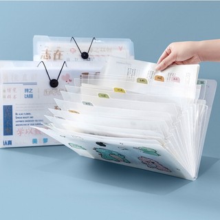 Túi đựng tài liệu tệp đựng tài liệu nhiều ngăn kẹp tài liệu A4 đựng đề cương, bài kiểm tra chia - TÚI ĐỰNG GIẤY TỜ