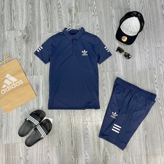 Bộ thể thao nam, đồ bộ nam ADIDAS chất thun cotton mát lạnh cao cấp mã 2353