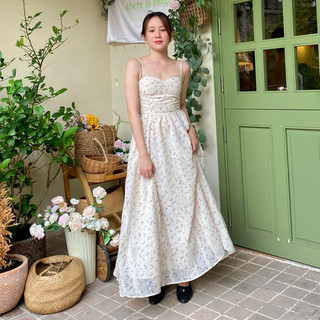 DAISY - Đầm 2 dây maxi cúp ngực - osu