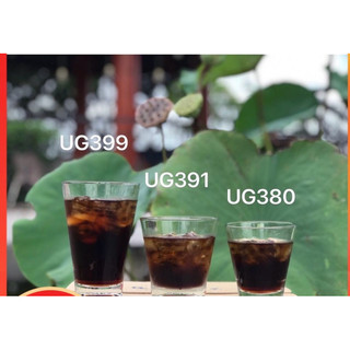 Bộ 6 cốc thủy tinh -ug.399 không quai cao miệng loe ug thái lan
