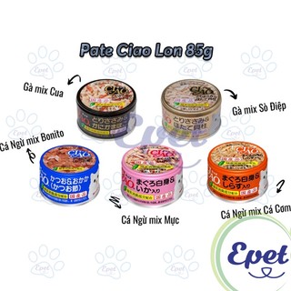 Pate ciao lon cho mèo thơm ngon 85g 75-85g