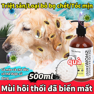 🐶Mùi hôi thối đã biến mất🐱 Sữa tắm mèo Sữa tắm trị ve rận cho chó Sữa Tắm Cho Chó Ngăn Ngừa Ve Ghẻ Nấm Khử Mùi Hôi 500ML